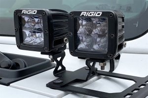 Jeep JL Light Brackets - Hood Cowl - Dee Zee - Double Cube - `18-`23